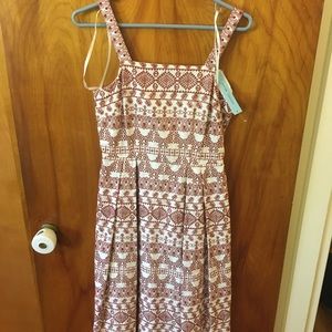 Antonio Melani - Red & White Embroidered Sundress